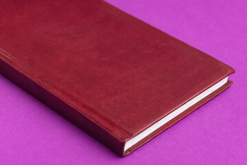 Book over background - closeup detail