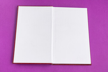 Book over background - closeup detail