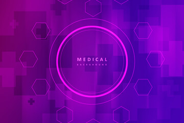 2D illustration medical structure background
