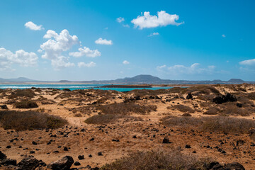 Fototapeta na wymiar Fuerteventura - Isla de Lobos