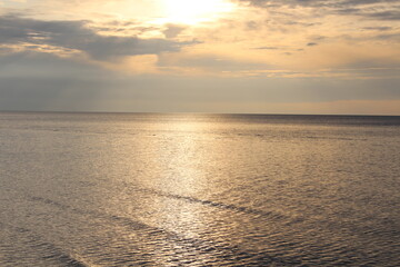 Fototapeta premium sunset over the sea
