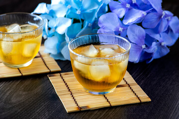 冷たいほうじ茶