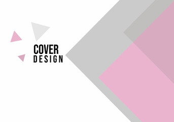 pastel color geometric abstract background with triangle shape elements. design for website, banner, landing page, cover