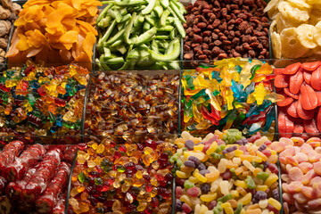 Turkish Delight in the Grand Bazaar, Eminonu Fatih, Istanbul Turkey