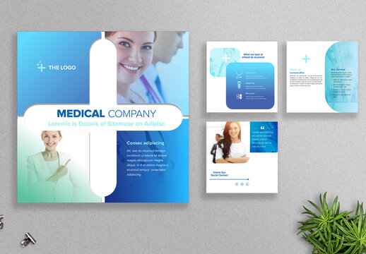 Social Media Post Medical and Health Company