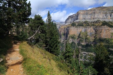 Hiking trail in Spain