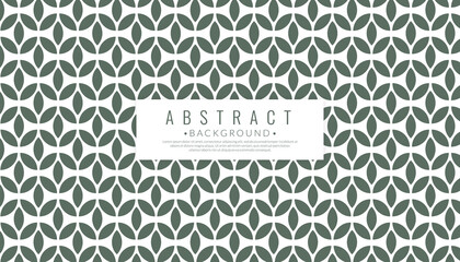 Geometric flower pattern seamless on white background. Retro color concept. Vector illustration.