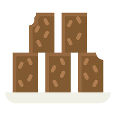 Peanut candy icon, Festa junina related vector