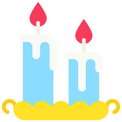 Candle icon, Festa junina related vector