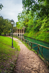 View of the Salvi Garden in Vicenza, Veneto, Italy, Europe, World Heritage Site