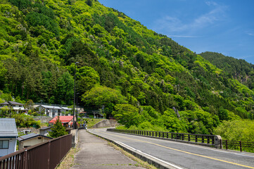 松本市安曇支所付近