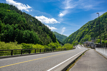 松本市安曇　国道158号線