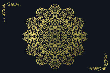 Ornamental luxury mandala pattern background design