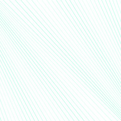 Diagonal striped illustration. Repeated color slanted lines on white background. Surface pattern design with linear ornament. Disco lights motif. Stripes wallpaper. Angle rays. Pinstripes vector art.