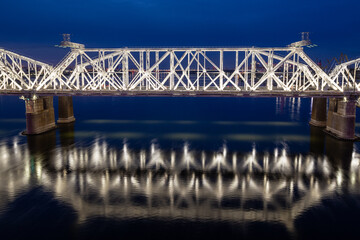 View of the railway bridge