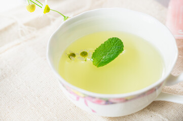 ティータイムのホットティー