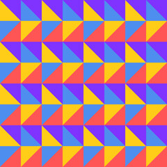 seamless triangle geometric pattern vector design