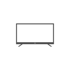 Modern flat tv icon sign