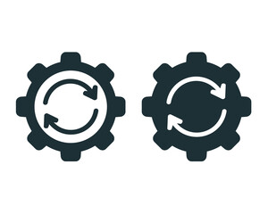 Update upgrade system. Vector illustration