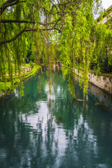 Fototapeta na wymiar View of the Salvi Garden in Vicenza, Veneto, Italy, Europe, World Heritage Site