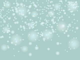 Beautiful White Winter Snowflakes Background with Bokeh Particle. Winter Snow Texture Background. Abstract background White Dust Particles. Vector Illustration