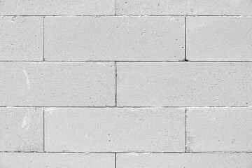 Background texture of white Lightweight Concrete block