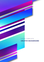 Inclined stripes and lines. Template for business presentations, app covers and website designs. Vector