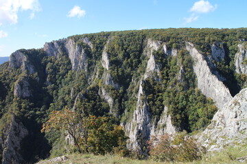 View to Zadiel canyon, east Slovakia