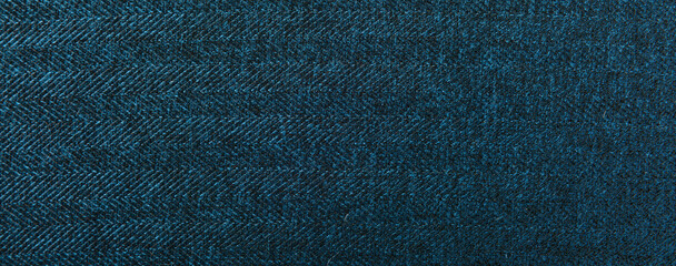 Fabric in blue, petrol and black as texture