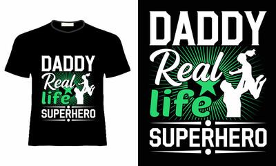 Fathers day tshirt design. T-shirt design template. 
