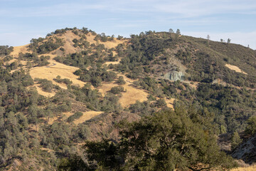 Fototapeta na wymiar Los Olivos California Mountain Landscape
