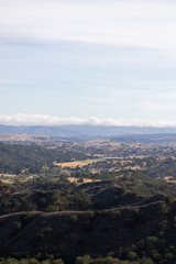 Naklejka premium Los Olivos California Rolling Hills Landscape