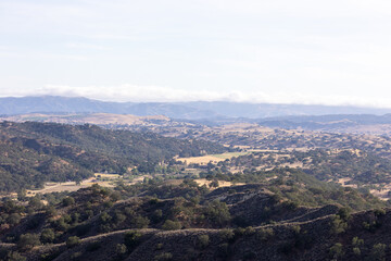 Fototapeta na wymiar Santa Barbara County Landscape, Town of Los Olivos