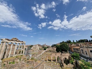 Fototapeta premium ruins of the roman forum