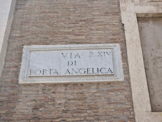 Fototapeta premium Old stone sign