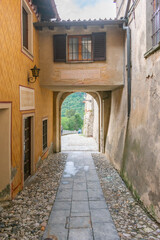 Fototapeta na wymiar Views from the famous Unesco site in Varese, Italy. Sacro Monte. 05 June 2022