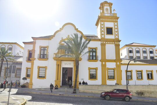Cadiz, Spain - 06 november 2019: Urban landscape of Cadiz