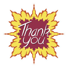 thank you balloon word gift card