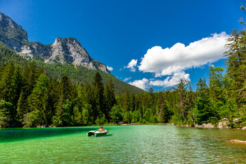 Schöne Erkundungstour entlang des Berchtesgadener Voralpenlandes - Hintersee - Bayern - Deutschland