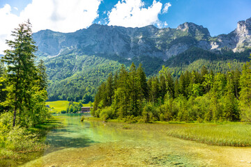 Schöne Erkundungstour entlang des Berchtesgadener Voralpenlandes - Hintersee - Bayern - Deutschland