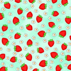 wallpaper strawberry scrapbook 