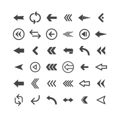 Arrow set collection. Arrows vector set icons.