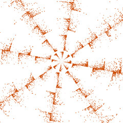 Noise gradient swirl algorithm implementation illustration