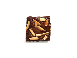 Delicious and crunchy homemade chocolate brownie