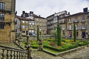 Naklejka premium Cathedral of Santiago de Compostela