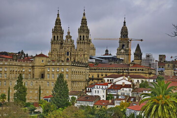 Fototapeta na wymiar View of Santiago de Compostela