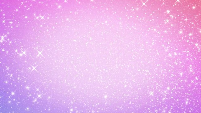 pink background with glitter stars