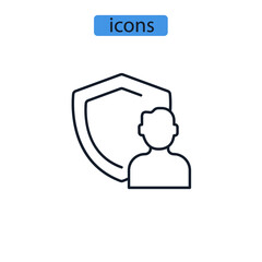  Insurance icons  symbol vector elements for infographic web