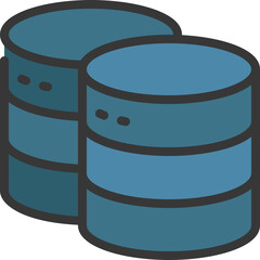 Two Databases Icon