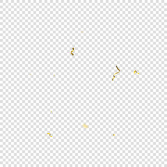 Fototapeta premium tinsel holiday Gold Foil serpentine ribbon star